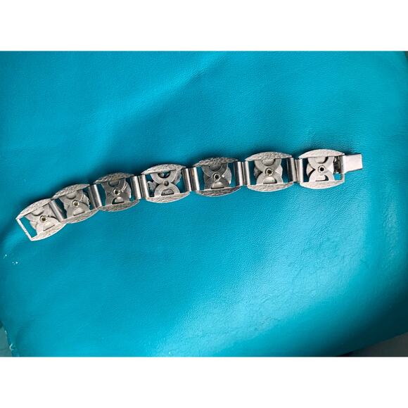 NIAGARA FALLS Canada Maple Leaf Reverse Painted INTAGLIO Glass Souvenir Bracelet - Picture 10 of 10